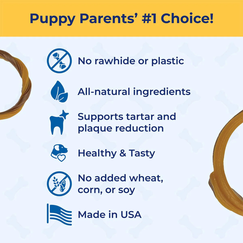 Puppy Teething Rings - Taste of Texas Chicken Fajitas Flavor
