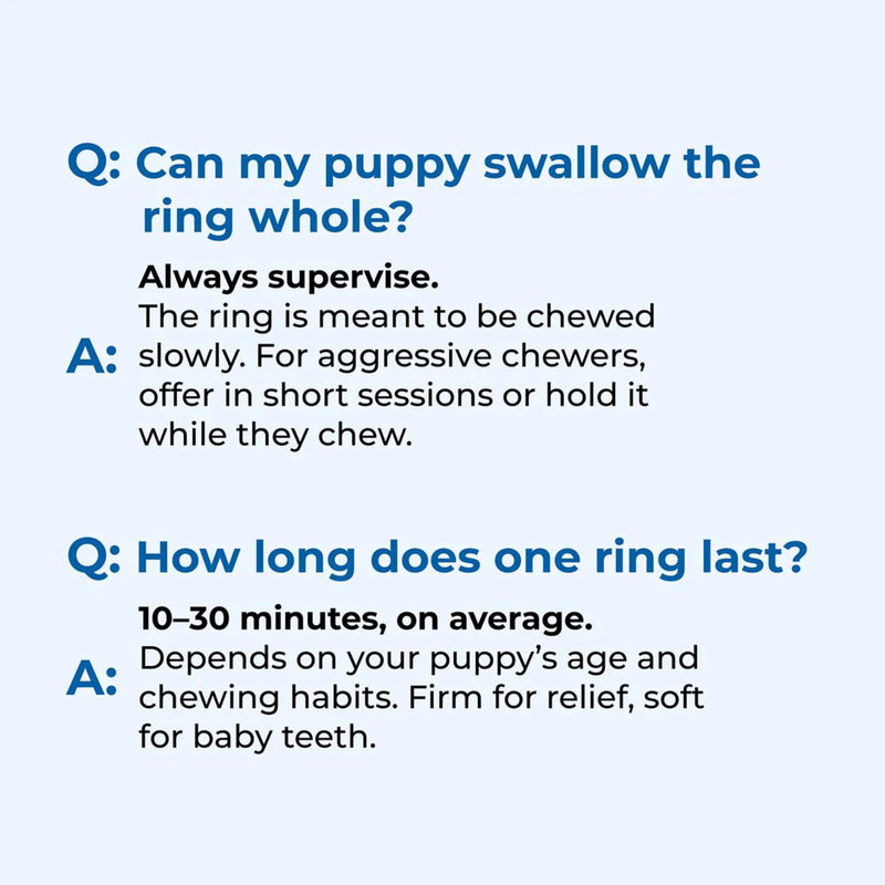 Puppy Teething Rings - Taste of Texas Chicken Fajitas Flavor