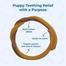 Puppy Teething Rings - Taste of Texas Chicken Fajitas Flavor