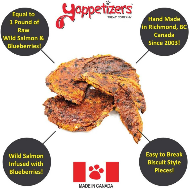 Dehydrated Dog Treat - Salmon & Blueberries - 85 g