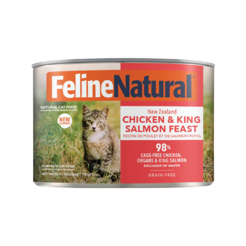 Canned Cat Food - Chicken & King Salmon Feast
