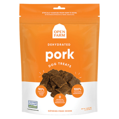 *(Best By 2025-04-18)* Dehydrated Dog Treat - Pork - 4.5 oz