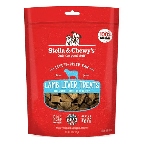 *(Best By 2025-04-17)* Freeze Dried Dog Treat - Single Ingredient - Lamb Liver - 3 oz