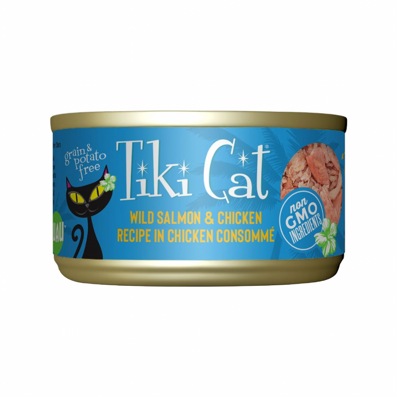 猫罐头 -  LUAU - Napili - 野生三文鱼 & 鸡肉