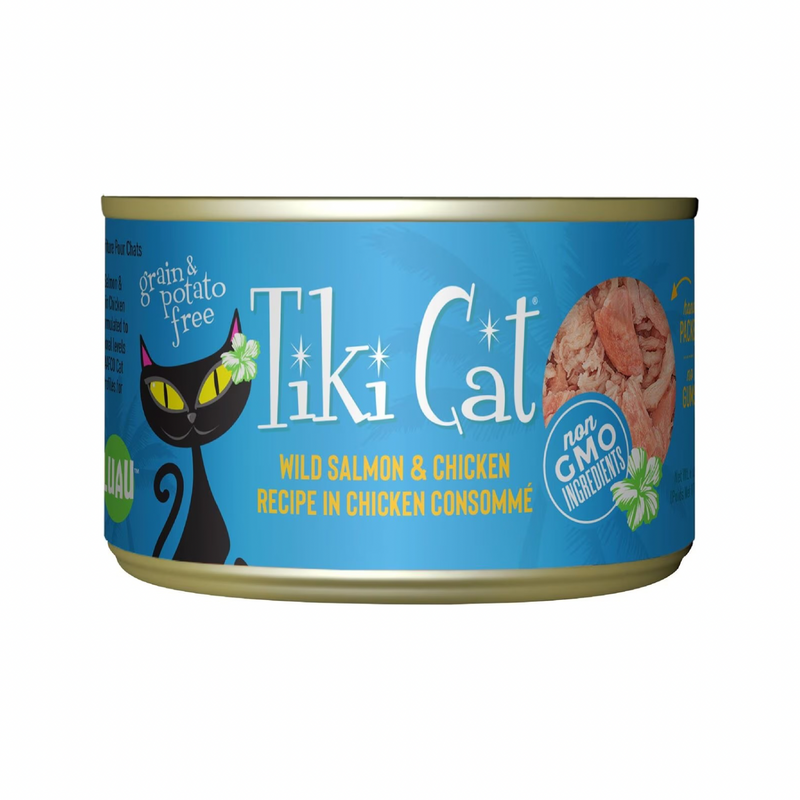 猫罐头 -  LUAU - Napili - 野生三文鱼 & 鸡肉