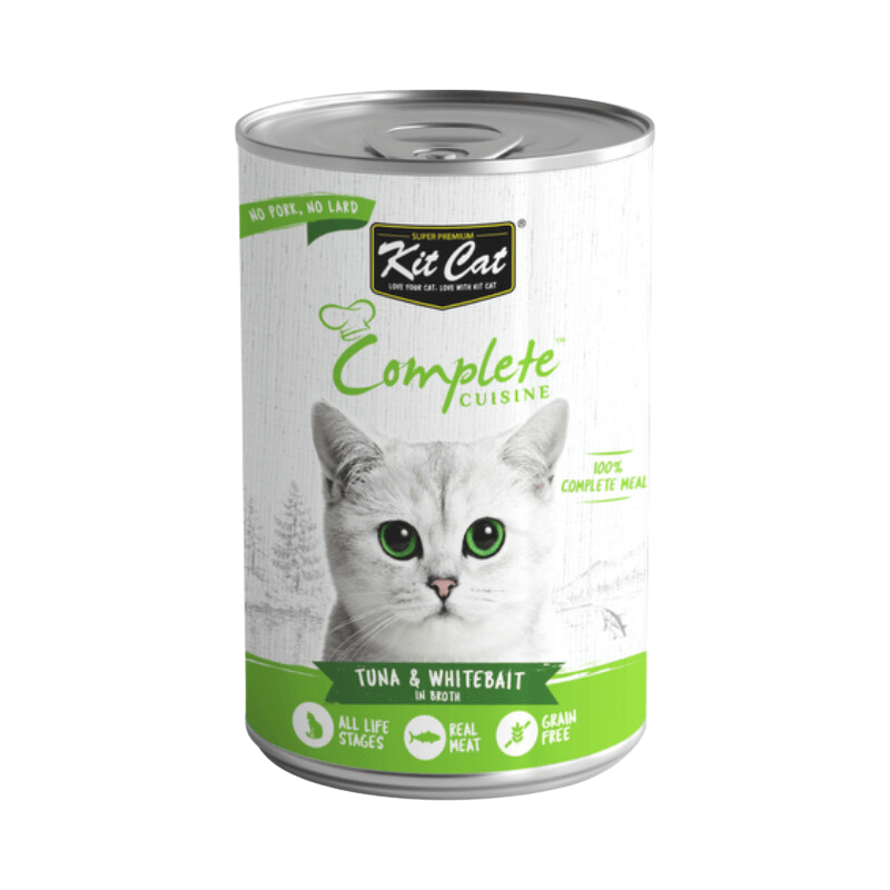 *(Best By 2025-04-28)* Canned Cat Food - Complete CUISINE - Tuna & Whitebait In Broth - 150 g