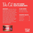 Canned Cat Food - GRILL Pate - Sardines Recipe in Sardine Broth