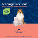 Supplément de soins de la peau et du manteau - Brewers levure séchée avec des comprimés à la croque à l'ail (plus des vitamines)