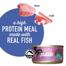Canned Cat Food - GRILL Pate - Tuna & Crab Recipe in Tuna Broth