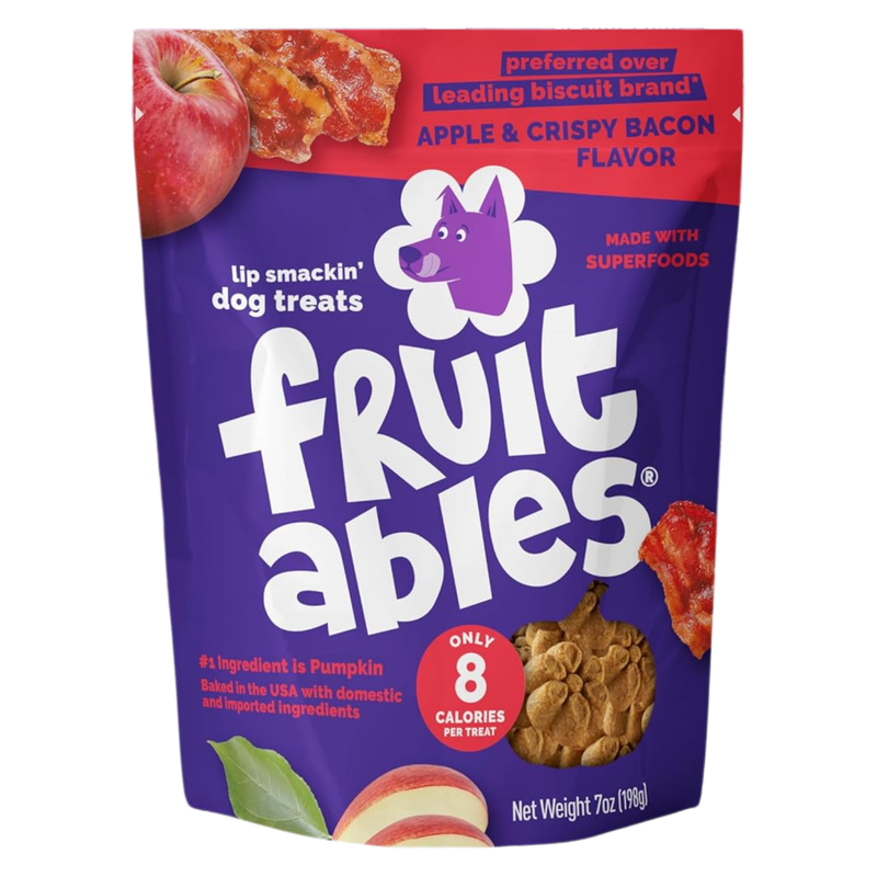 Crunchy Baked Dog Treat - Apple & Crispy Bacon Flavor