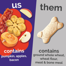 Crunchy Baked Dog Treat - Apple & Crispy Bacon Flavor