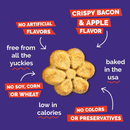 Crunchy Baked Dog Treat - Apple & Crispy Bacon Flavor