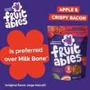 Crunchy Baked Dog Treat - Apple & Crispy Bacon Flavor