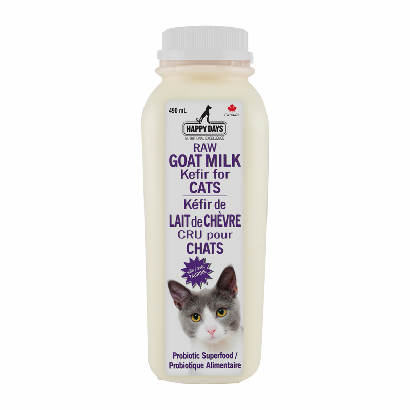 Raw Goat Milk Kefir for Cats - 490 ml