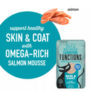 猫用湿粮佐餐包 - BORN CARNIVORE FUNCTIONS系列 - 皮毛护理配方 - 三文鱼口味 - 1.5盎司