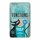 *(Please Use By 2026-03-01)* Wet Cat Food Topper - BORN CARNIVORE FUNCTIONS - Skin & Coat - Salmon Recipe in Broth - 1.5 oz