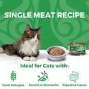 Canned Cat Food - Limited Ingredient Diet Pâté - Turkey Entrée - Adult