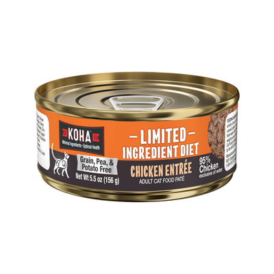 Canned Cat Food - Limited Ingredient Diet Pâté - Chicken Entrée - Adult