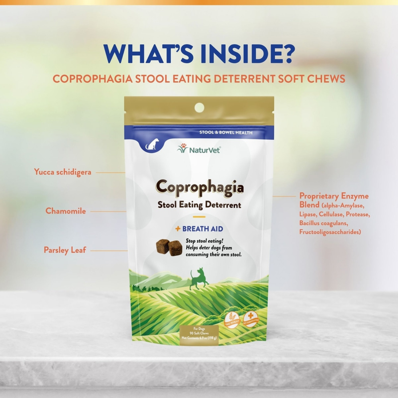 Dog Supplement - Coprophagia Stool Eating Deterrent Soft Chews