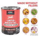 Canned Dog Food Topper - Limited Ingredient Diet - Salmon Entrée with Pumpkin