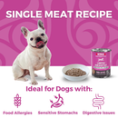 Canned Dog Food - Limited Ingredient Diet - Pork Entrée in Gravy with Squash - Adult