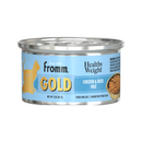 Alimentation pour chats en conserve - Gold - poids santé - Poulet et canard Pâté - 5,5 oz