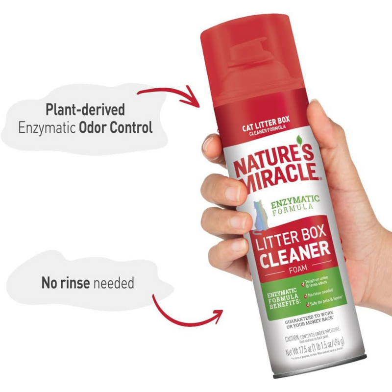 Litter Box Cleaner Foam - Emzymatic Formula - 496 g