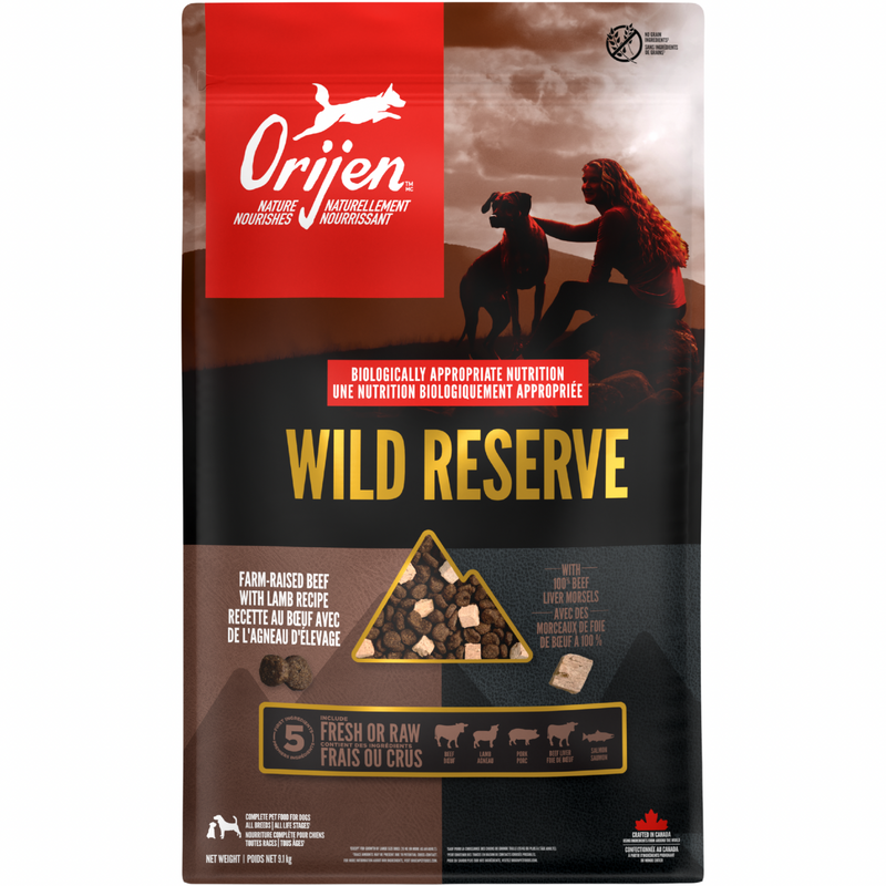 Dry Dog Food - Wild Reserve - Farm Raised Beef & Lamb Recipe