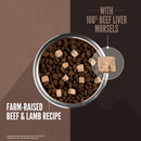 Dry Dog Food - Wild Reserve - Farm Raised Beef & Lamb Recipe