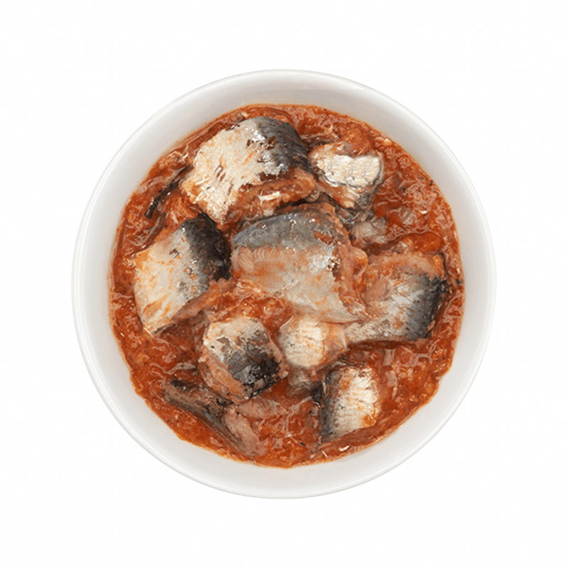 Canned Cat Food - Tahitian GRILL - Sardine Cutlets Recipe in Sardine Consommé