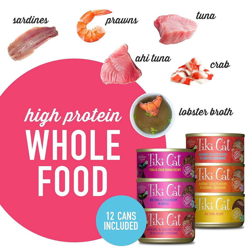 Canned Cat Food - King Kamehameha GRILL - Variety Pack