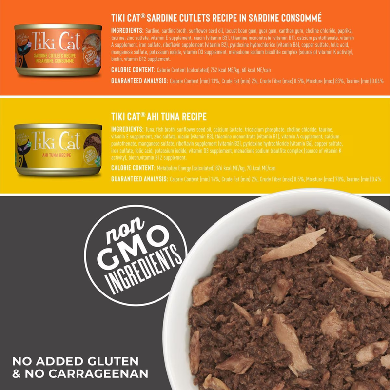 Canned Cat Food - King Kamehameha GRILL - Variety Pack