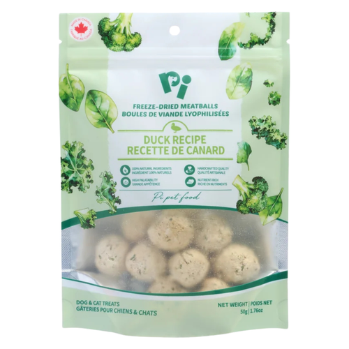 Freeze Dried Dog & Cat Treat - Meatballs - Duck Recipe