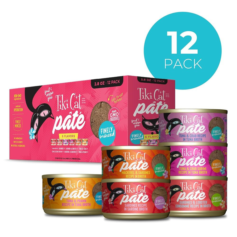 Canned Cat Food - GRILL PATE - Variety Pack