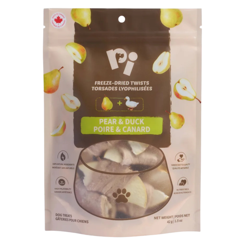 Freeze Dried Dog Treat - Twists - Pear & Duck