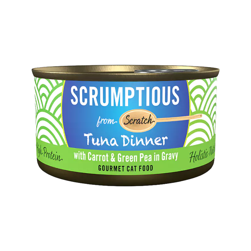 Wet Cat Food - Tuna Dinner with Carrot & Green Pea in Gravy