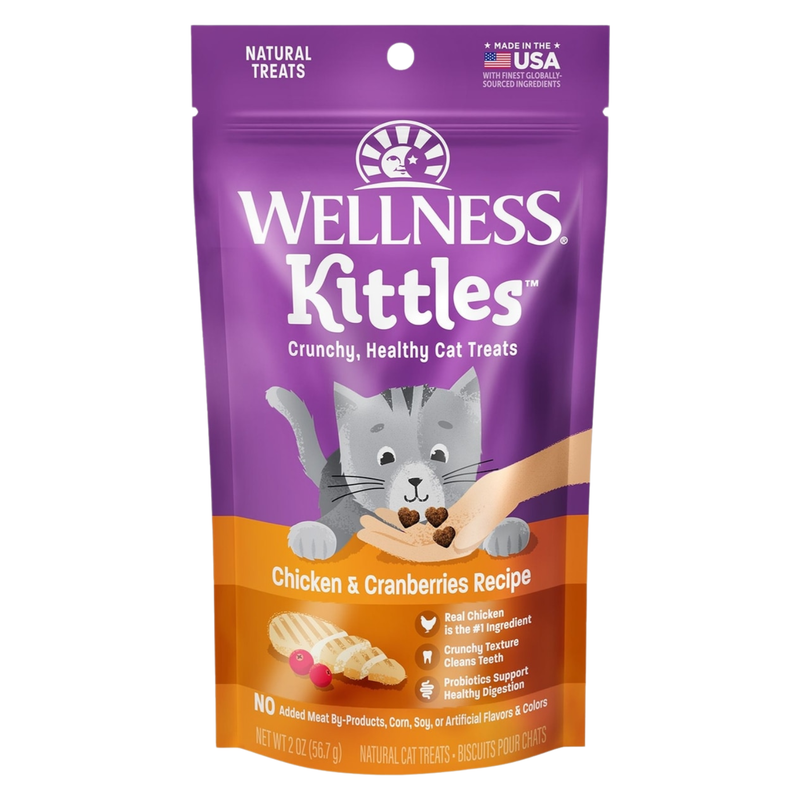 Crunchy Cat Treat - Kittles - Chicken & Cranberries