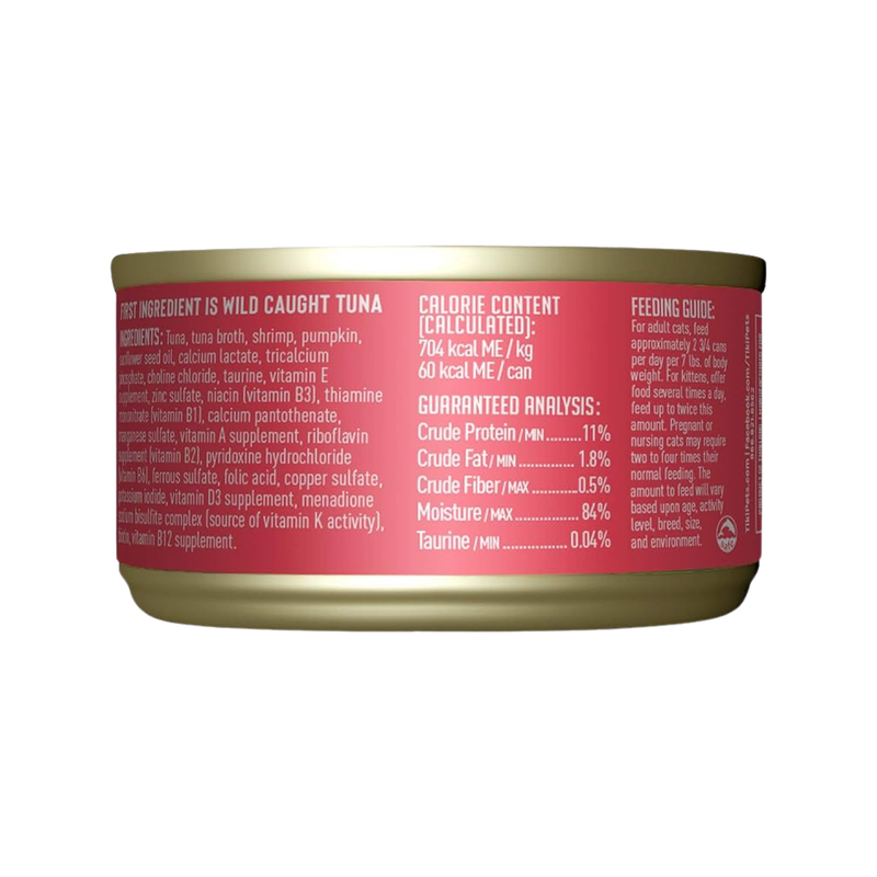 Canned Cat Food - ALOHA FRIENDS - Tuna, Shrimp & Pumpkin
