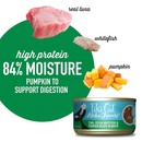 Canned Cat Food - ALOHA FRIENDS - Tuna, Ocean Whitefish & Pumpkin