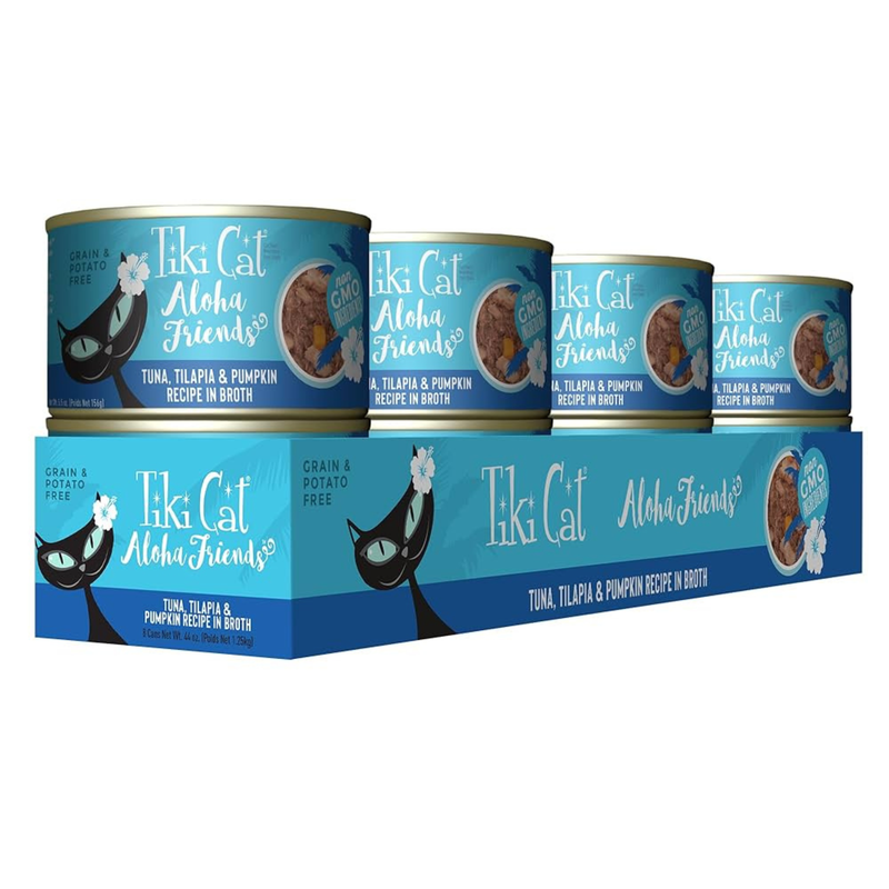 猫罐头 - ALOHA FRIENDS - 金枪鱼罗非鱼南瓜