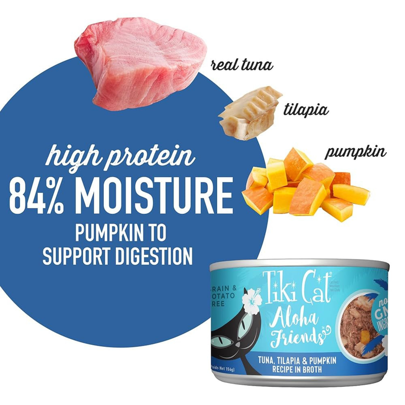 猫罐头 - ALOHA FRIENDS - 金枪鱼罗非鱼南瓜