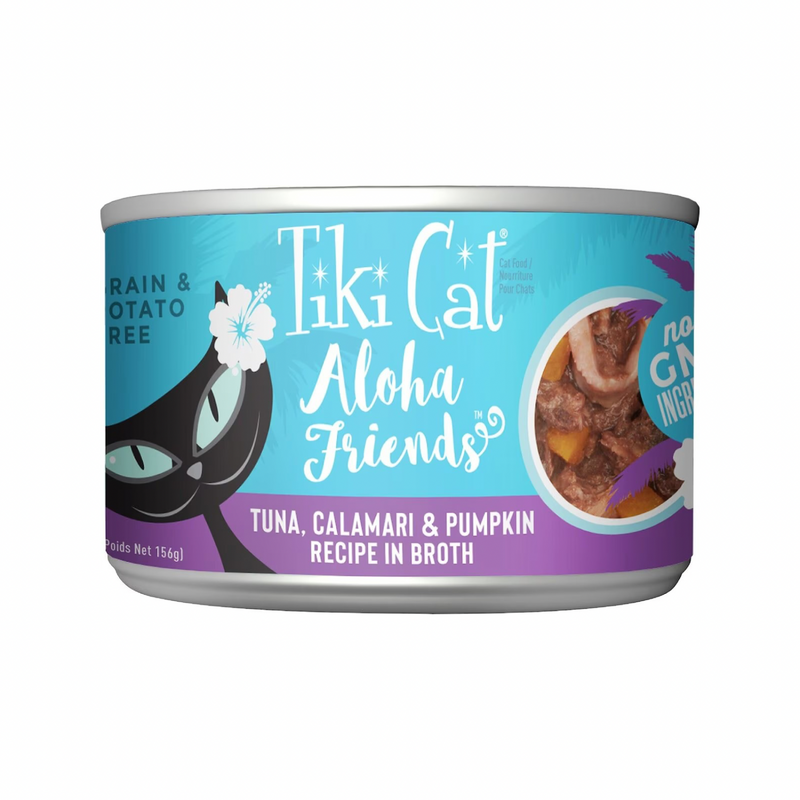 Canned Cat Food - ALOHA FRIENDS - Tuna, Calamari & Pumpkin