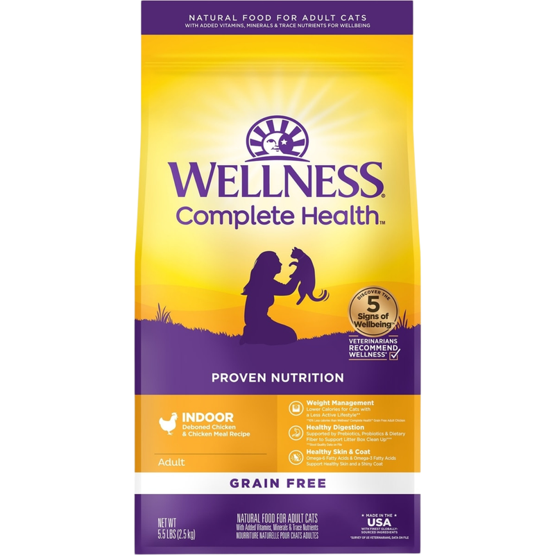 成年猫干粮 - Complete Health - 无谷鸡肉 - 室内猫配方