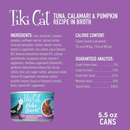 Canned Cat Food - ALOHA FRIENDS - Tuna, Calamari & Pumpkin