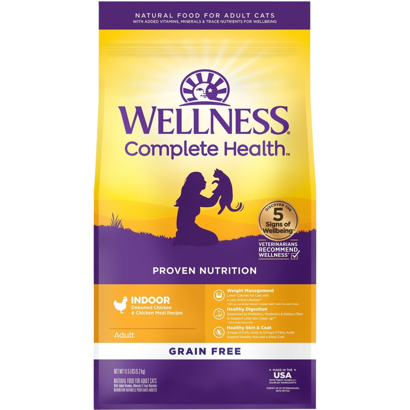成年猫干粮 - Complete Health - 无谷鸡肉 - 室内猫配方