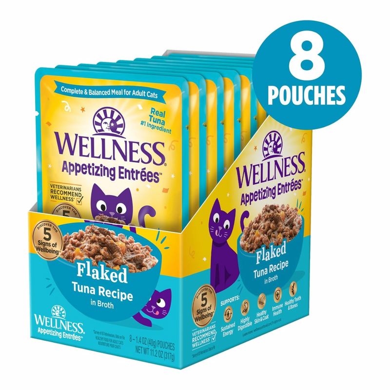 成猫主食餐包 - Appetizing Entrées系列 - 金枪鱼碎肉配方佐汤汁