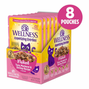 Wet Cat Food - Appetizing Entrées - Flaked Tuna, Mackerel & Shrimp Recipe in Broth - Adult