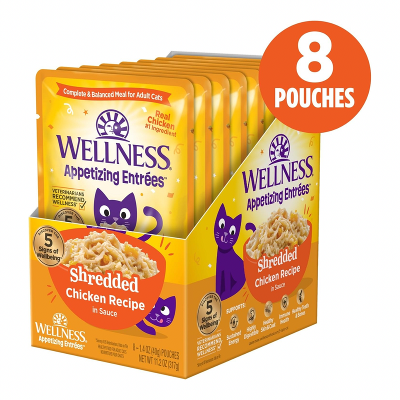 成猫主食餐包 - Appetizing Entrées系列 - 鸡肉手撕配方佐酱汁