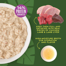 Wet Dog Food - Savory - Chicken, Lamb & Lamb Liver Pâté
