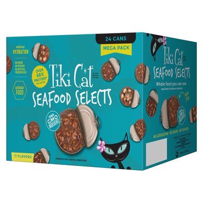 Canned Cat Food - MEGA PACKS - Seafood Selects
